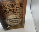 NIV BIBLES: Thompson Answer Bible Discovering Treasures of Truth Brown - £13.44 GBP