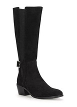 Botas Altas De Ante Con Panel Elástico De Ajuste Amplio Freemans Talla UK 7 - $73.69