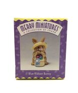 Hallmark  Merry Miniatures Easter Figurines Blue-Ribbon Bunny 1996 - €7,70 EUR