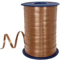 Morex Crimped Curling Ribbon .1875&quot;X500yd-Toasted Almond 253/5-623 - £19.68 GBP