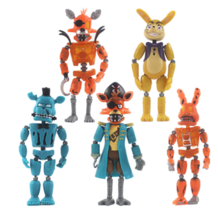 5pcs SET FNAF Five Nights at Freddy&#39;s Action Figure Christmas Gift Pirate 2024 - £24.40 GBP