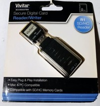 Vivitar R1 USB Secure Digital SD HC Card Reader &amp; Writer Plug &amp; Play - Mac &amp; PC - £3.08 GBP