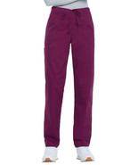 Scrubstar Ladies Womens Scrubs Essentials Drawstring Scrub Pants Wine Si... - £20.03 GBP