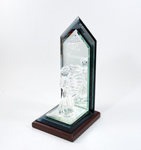 50th Anniversary Angel Figurine/Statue/Award Crystal &amp; Glass on Stand 7.5&quot; Tall - £11.78 GBP