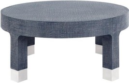 Coffee Table Cocktail BUNGALOW 5 DAKOTA Modern Contemporary Round Pull Nickel - £2,442.60 GBP