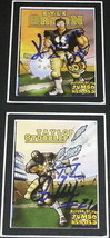 2004 Purdue Football Facsimile Signed Framed Card Set Display Kyle Orton  - £51.36 GBP