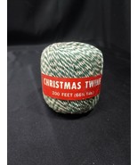 New Old Stock 1960s Christmas Twine String 200 Feet Green &amp; White Unused - €8,88 EUR