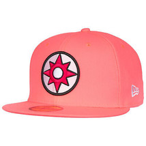 Pink Lantern Color Block New Era 59Fifty Fitted Hat Pink - £38.47 GBP