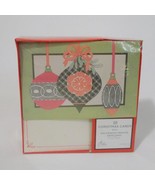 Vintage Artis Boxed Christmas Cards Holiday Ornament Design New Old Stock - £15.55 GBP