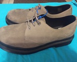 DR. MARTENS MILLED NUBUCK OXFORD - STYLE 1461 - MENS SIZE 9 - NICKEL / GRAY - $88.95