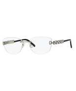 Caviar 2374 Eyeglasses Rimless Women&#39;s Silver Authentic New - $285.95