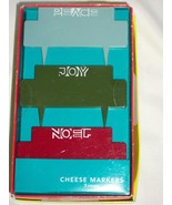 Set Cheese Markers Peace Joy Noel Christmas Dinner Party Holiday New Years - £9.42 GBP