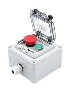 Ip67 Outdoor Waterproof Box 2 Push Button, Ac/Dc 6A-110V/3A-240V/2.5A-380V - $830.88 MXN