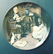 Collector&#39;s Plate By Norman Rockwell &quot;The Storyteller&quot; Heritage Collecti... - £14.99 GBP