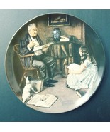 Collector&#39;s Plate By Norman Rockwell &quot;The Storyteller&quot; Heritage Collecti... - $25.54 CAD