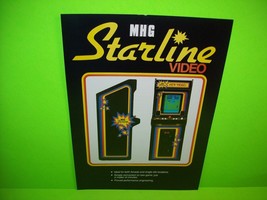 MHG Starline Video Cabinet Original Video Arcade Game Promo Sales Flyer UK   - £21.67 GBP
