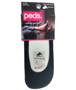 2pairs Peds Liner Loafer Socks Low Cut Shoe Size 5-10 Ladies Black NEW - $218.39 MXN