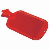 Classic Red Rubber Hot Water Bottle, Hot Compress, Pain Relief from Headaches, C - £19.97 GBP