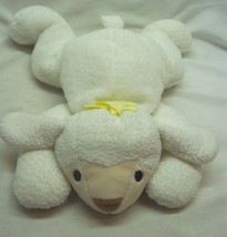 Ty 1996 Pillow Pals Baba The White Lamb W/ Yellow Bow 14&quot; Plush Stuffed Animal - $19.80