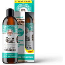 GuruNanda Oil Pulling with Coconut, Mint &amp; Essential Oils &amp; Vitamins D, E, K2 -  - £15.00 GBP