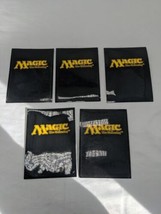 Lot Of (5) Magic The Gathering Logo Standard Size Premium Sleeves - £5.33 GBP