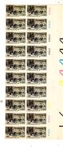 U S Stamp 1976 13c Christmas Currier Ives Block 20 MNH Winter Pastime  - £3.95 GBP