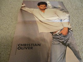 Christian Oliver teen magazine poster clipping white shirt bulge nice sh... - $4.00