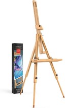 Arteza Wooden Easel Stand, 37.4 x 39.4 x 78.3 Inch Tripod Art Display Stand - $69.18