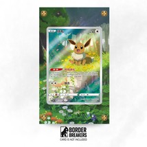 Eevee 01 15/15 Pokemon Extended Art Frame Display Case [S-Chinese] PTCG - $552.08 MXN