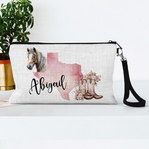 Texas Rodeo Pouch Bag, Texas Girl Trip, Country Girl Gifts, Horse Pencil Case, T - £12.75 GBP