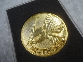 Godzilla Medal Coin Movie theater Limited 1997 Rare Mothra 2 - £47.05 GBP