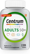 Centrum Silver Multivitamin for Adults 50+, Gluten Free, Non-GMO, Supports Memor - £31.05 GBP