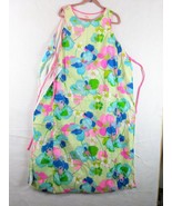 Vintage Hale Aloha Floral Sleeveless Maxi Dress Custom Made - $69.68