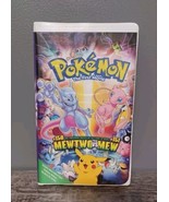 Pokemon The First Movie: Mewtwo vs. Mew VHS Tape in Clamshell Case WB Ki... - $12.59