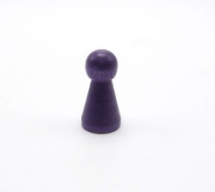 Clue Master Detective Professor Plum Purple Replacement Token Game Wood Piece - £1.66 GBP