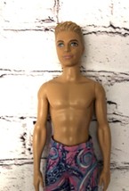 Mattel Ken Doll Dated 2012 Blonde Hair Barbie Ken Dolls in Swim Suit - £9.02 GBP