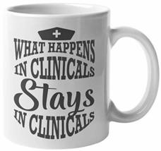 Make Your Mark Design What Happens in Clinicals Stays in Clinicals Coffee &amp; Tea  - £15.63 GBP+