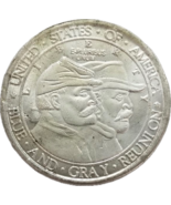 Medio dólar conmemorativo de Gettysburg 1936 - reunión azul y gris (meda... - $18.66 CAD