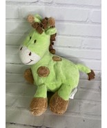 Lil Sweetez Giraffe Green Brown Stuffed Animal Plush Stuffed Animal Toy - £42.64 GBP