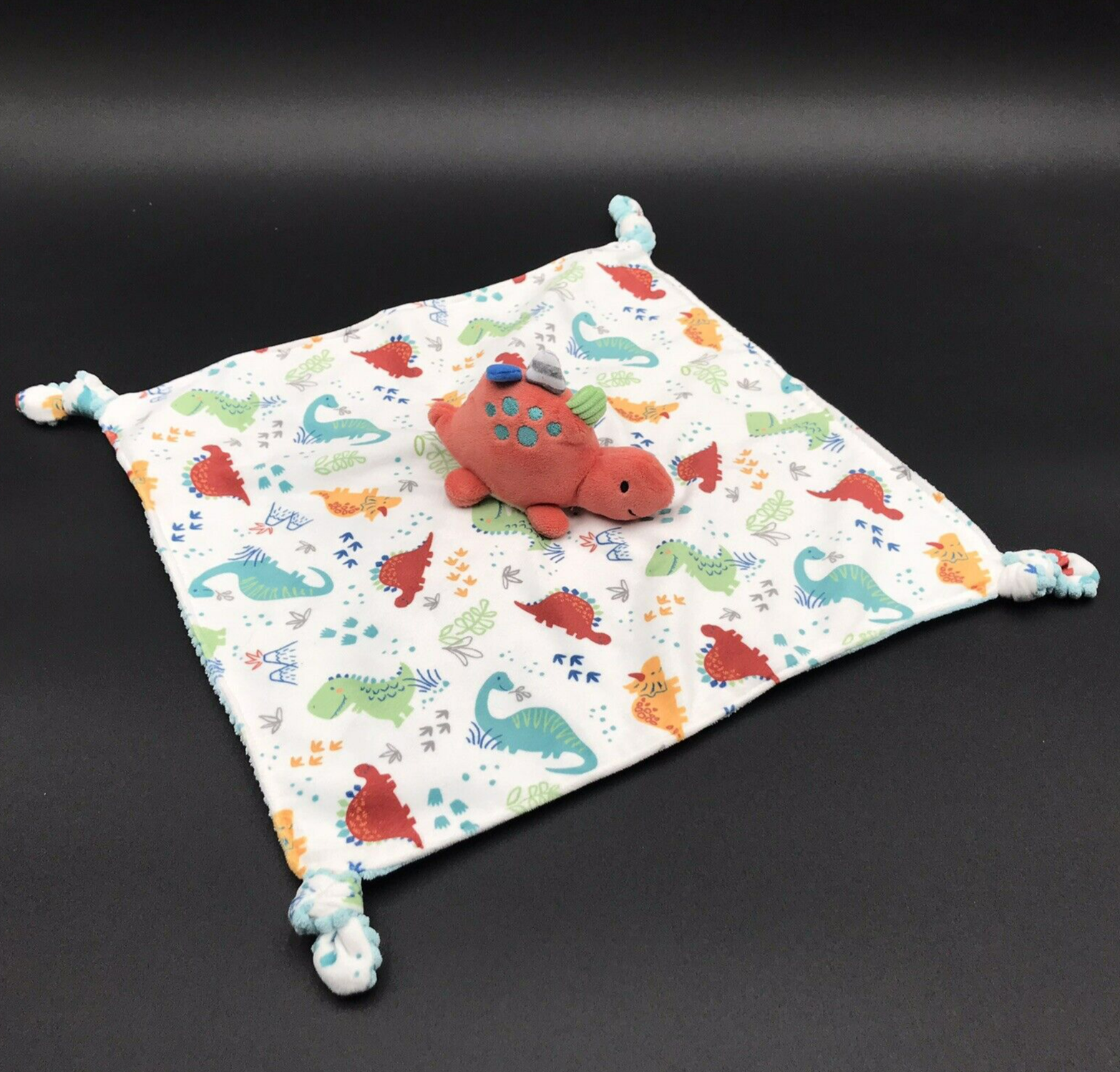 Primary image for Mary Meyer Lovey Dinosaur Security Blanket Soother Knotted Corners Pebblesaurus