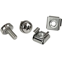 StarTech.com M6 Screws and Cage Nuts - 50 Pack - M6 Mounting Screws and ... - $41.24+