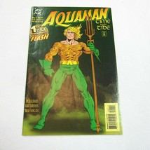 Vintage 1993 Aquaman Time and Tide Comic Book #1 December w/ Flash DC Comics - £4.78 GBP