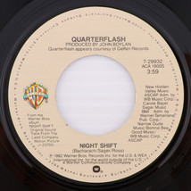 Quarterflash – Night Shift / Love Should Be So Kind - 1982 45 rpm SRC 7-29932 - $4.43