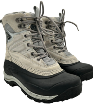 Kamik Pedigree Waterproof Winter Leather Boots Womens 7 Rubber Wool Inse... - $8.23