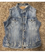 Vintage Levi Strauss Signature - Misses M(8/10) Denim Vest - Light To Me... - $36.55 CAD