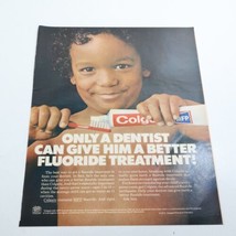 1972 Little Kid Colgate Toothpaste Movie Review  Print Ad 10.5&quot; x 13.5&quot; - £5.75 GBP