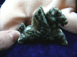 (Y-PEG-RU-706) spotted PEGASUS flying wings horse Figurine carving gemstone - $329.75 MXN