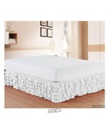 Elegant Comfort Wrinkle-Resistant Multi-Ruffled Bed Skirt - 13&quot; Drop Full - $36.44 CAD