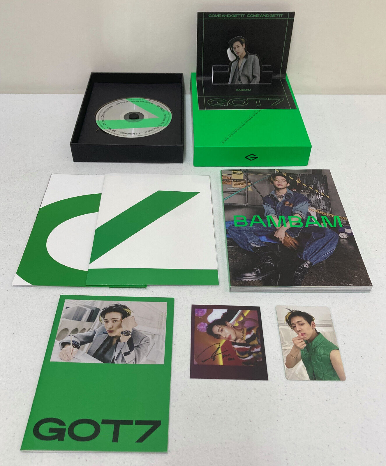 GOT7 &quot;BamBam&quot; KPOP VLCD6141 CD+Photo Book+Lyric+Card+Polaroid+2 Poster+M... - $27.99