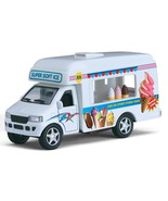 5 Inch Super Soft Ice Cream Vending Truck 1/43 Scale Diecast Model by Ki... - £13.17 GBP